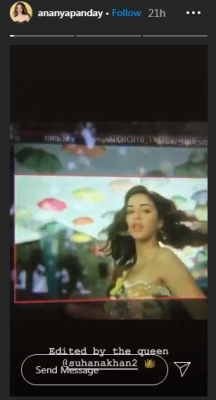 Suhana Khan turns video editor for BFF Ananya Panday