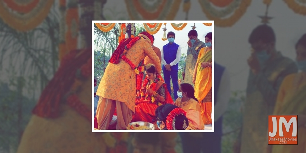 Hyderabad: Actor Nikhil Siddhartha ties the knot with Pallavi Varma in a close-knit ceremony in the presence of family members and close friends at a private resort near Hyderabad during the extended nationwide lockdown imposed to mitigate the spread of c