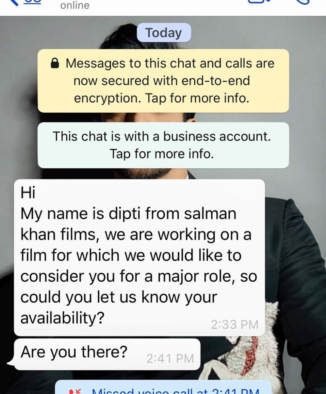 Salman Khan denies casting for new film, warns of legal action against impersonator.