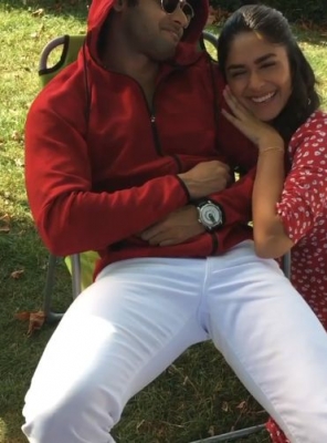 Mrunal Thakur shares a few quirky throwback moments with Abhimanyu Dassani.