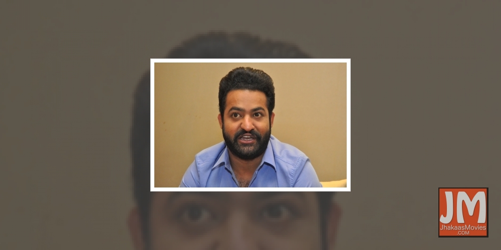 Actor Junior NTR during a pressmeet of his upcoming film 