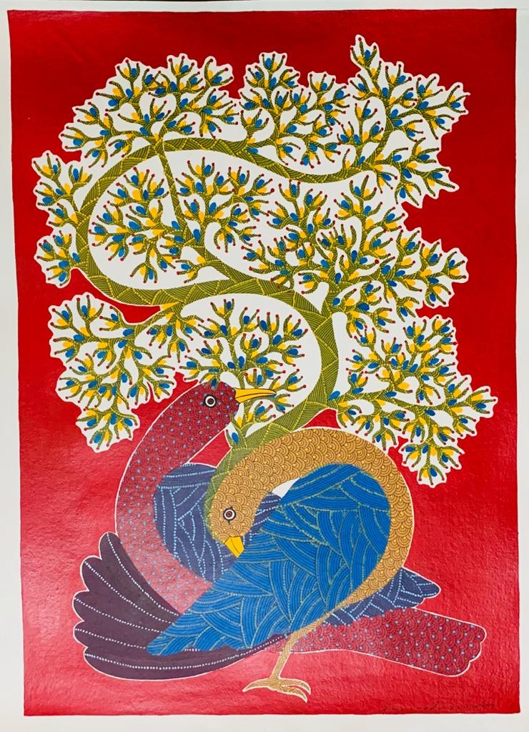 Artist Venkat Singh Shyam's work on the world of flora, fauna.