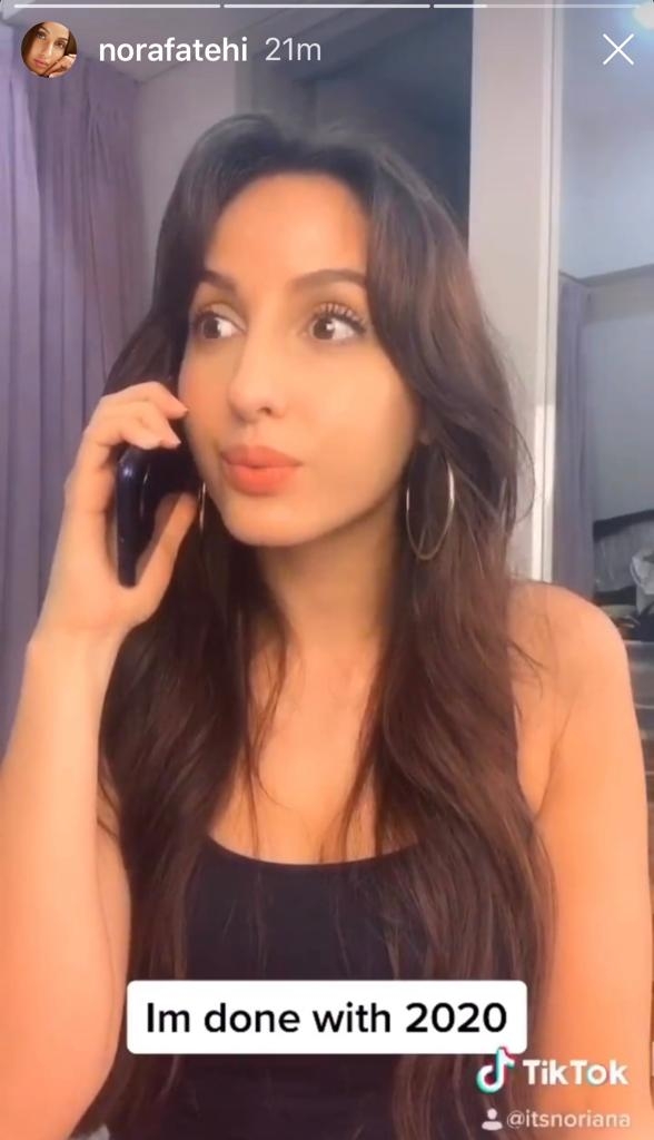 Nora Fatehi is done with year 2020.