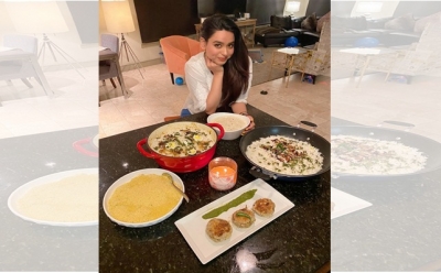 Actress Soundarya Sharma.