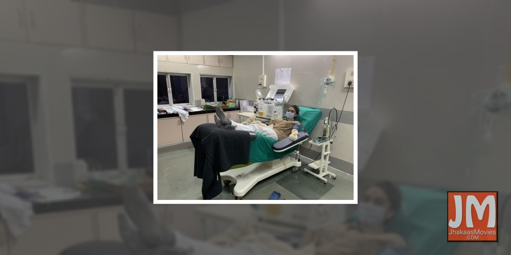 Zoa Morani donates plasma the second time for COVID-19 treatment.