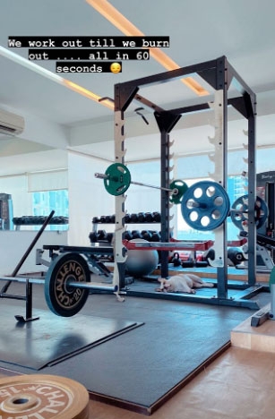 Samantha Akkineni's workout secret, 'all in 60 seconds'.