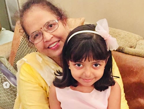 Aishwarya shares heart warming post on mother's birthday.