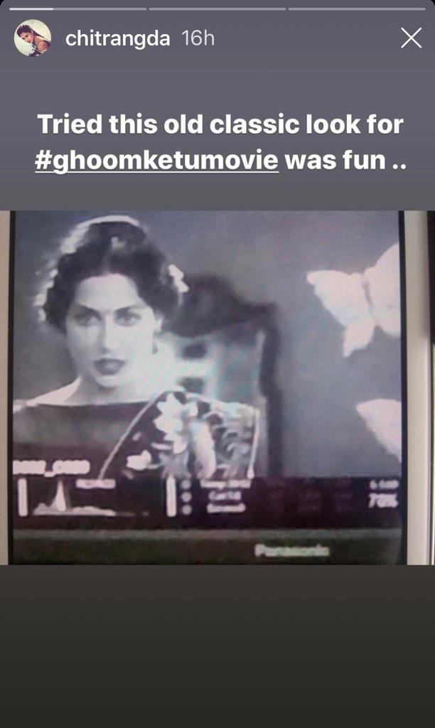 Chitrangada describes her 'classic' look in 'Ghoomketu' as fun.