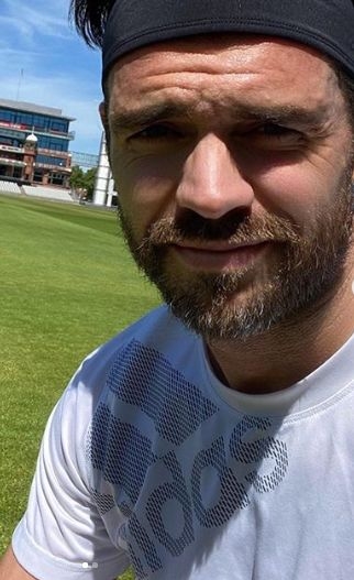 Slowly easing through the gears but enjoying being back: Anderson.