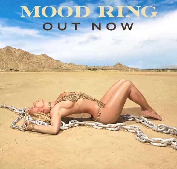 Britney Spears re-releases her 2016 song 'Mood ring'.