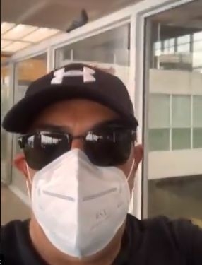 Vindu Dara Singh flies from Chandigarh to Mumbai, shares airport video.