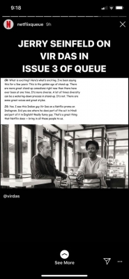 Jerry Seinfeld finds Vir Das a 