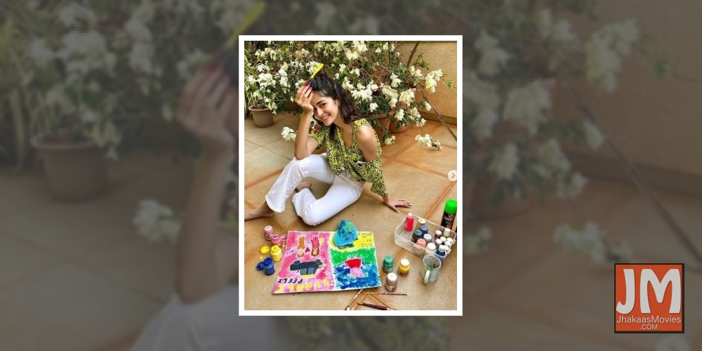 Ananya Panday's 'unofficial' poster of her upcoming film 'Khaali Peeli'.