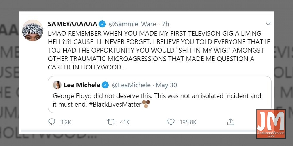 Lea Michele made my time on 'Glee' hell: Samantha Marie Ware.