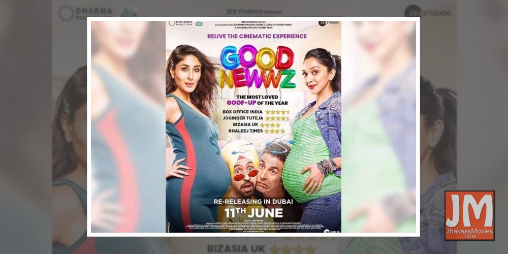'Good Newwz', 'Dream Girl' to re-release in Dubai as theatres reopen.