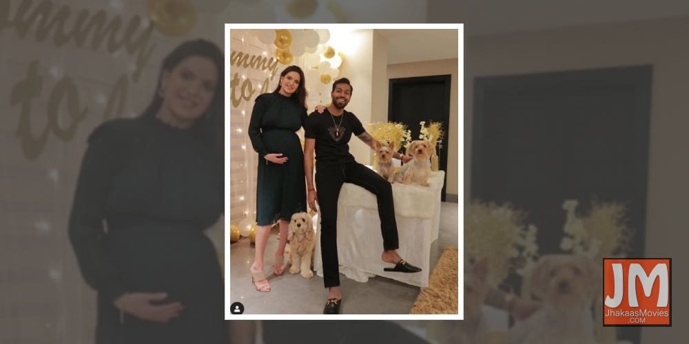 Natasa Stankovic shares glimpse from baby shower with Hardik Pandya.