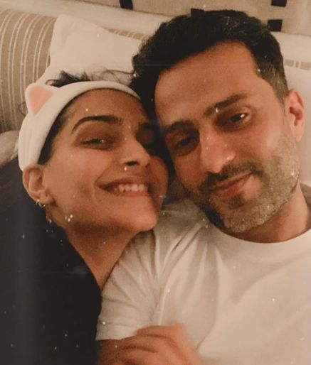 Birthday girl Sonam posts pic with best husband in the world.