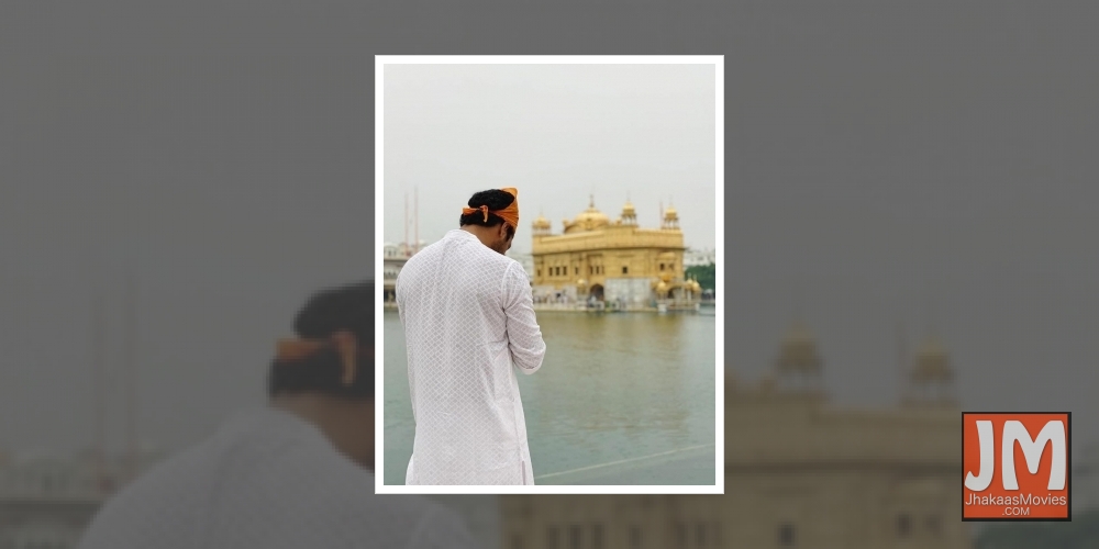 Vicky Kaushal prays for 'sukh', 'shaanti' for all.