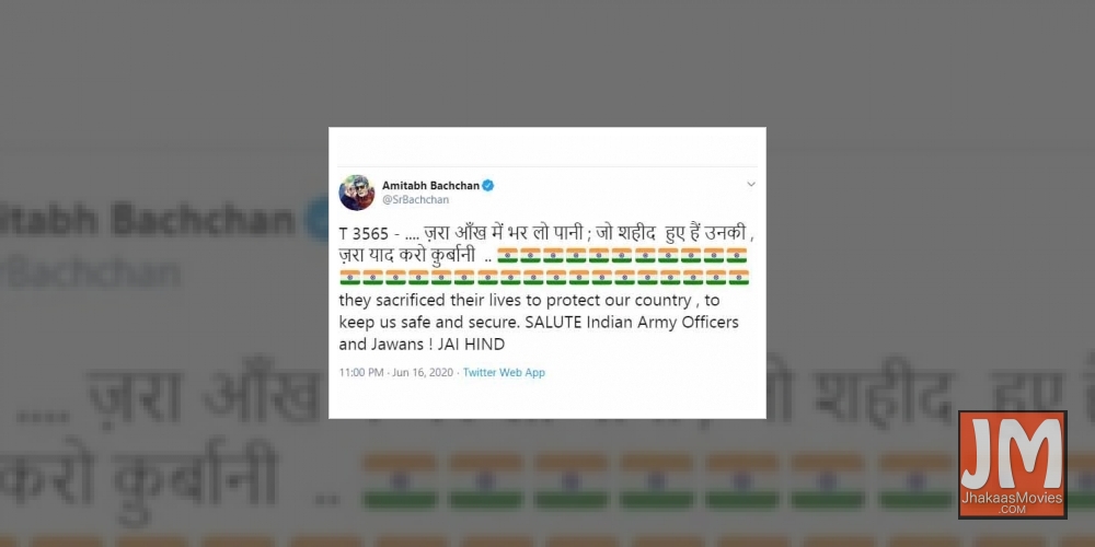 Film frat pay homage to Galwan martyrs.