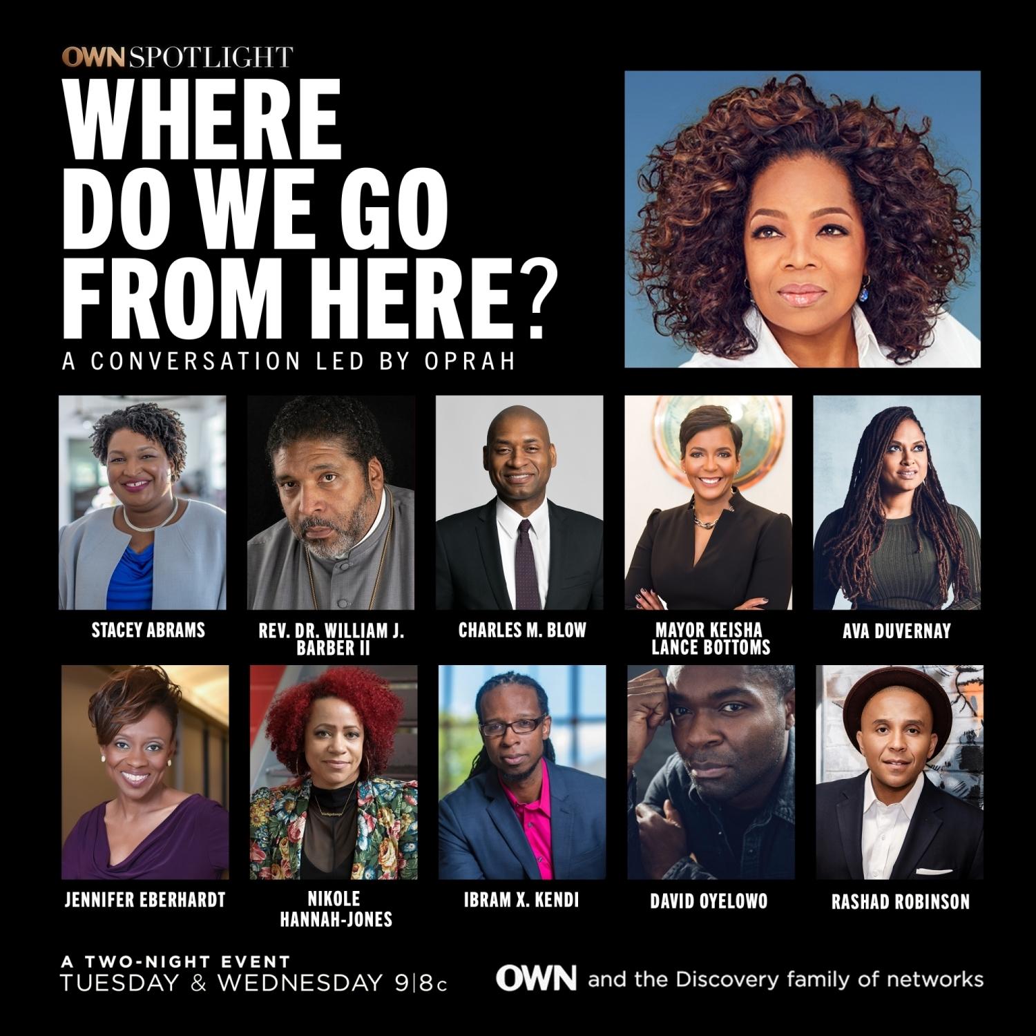 Oprah Winfrey: United States in a moment of reckoning. (Photo Courtesy: Oprah Winfrey Network)