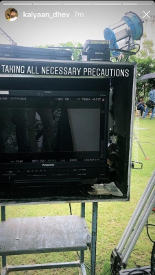 Kalyaan Dhev: Happy to be the first to start shoot in our industry.