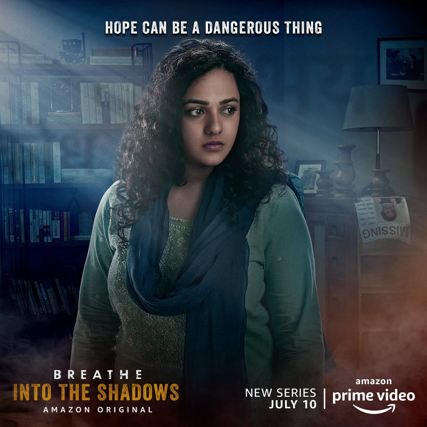 Interesting teaser release of Amazon original series "Breath: Into the Shadows"; First look poster of Nithya Menon surfaces!.