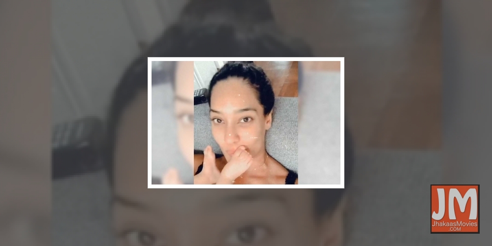 Lisa Haydon's newborn son won't let her take a selfie!.