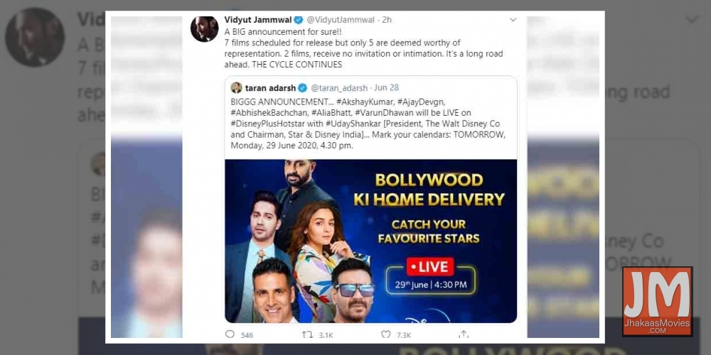 Vidyut Jammwal questions trend of star power dictating Bollywood.