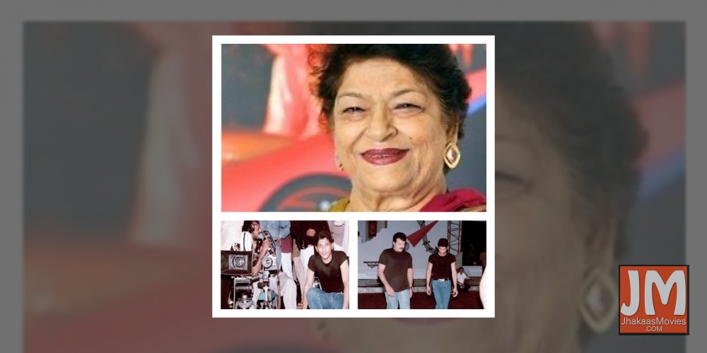 Allu Arjun 'bows down' to his 1st choreographer Saroj Khan.