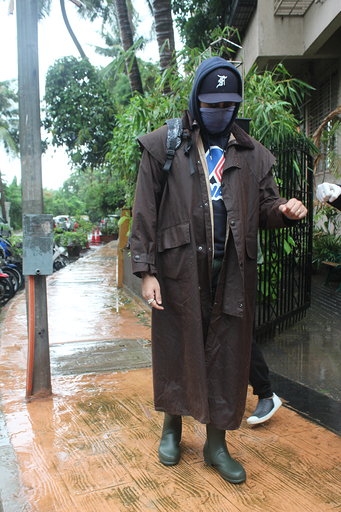 Mumbai: Actor Abhishek Bachchan seen at a dubbing studio in Mumbai's Andheri on July 3, 2020. (Photo: IANS)