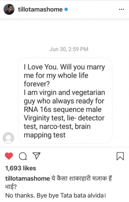 Tillotama Shome gets a strange marriage proposal.