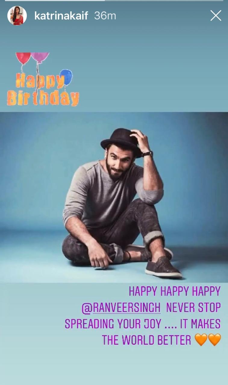 Ranveer Singh turns 35, Bollywood wishes pour in.