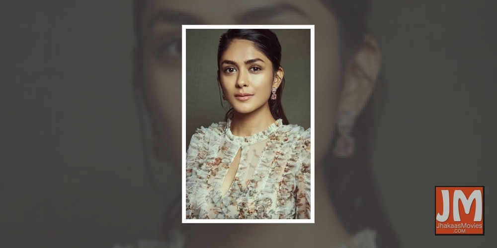 Actress Mrunal Thakur, who wooed the audience with her performances in movies like 
