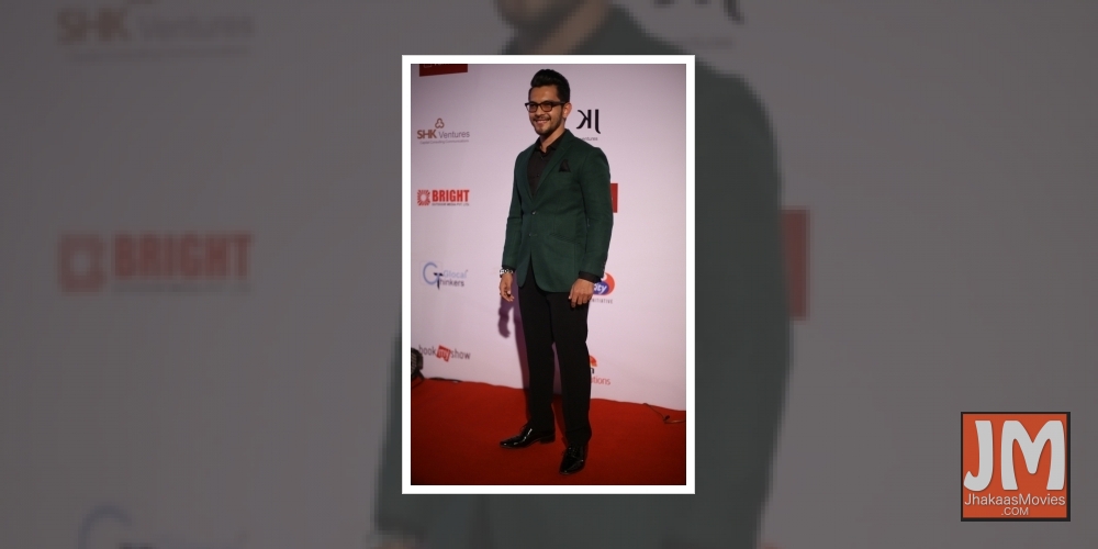 Mumbai: Anchor Aditya Narayan at Dada Saheb Phalke film foundation awards 2018, in Mumbai on April 29, 2018. Aditya Narayan receives best TV anchor.