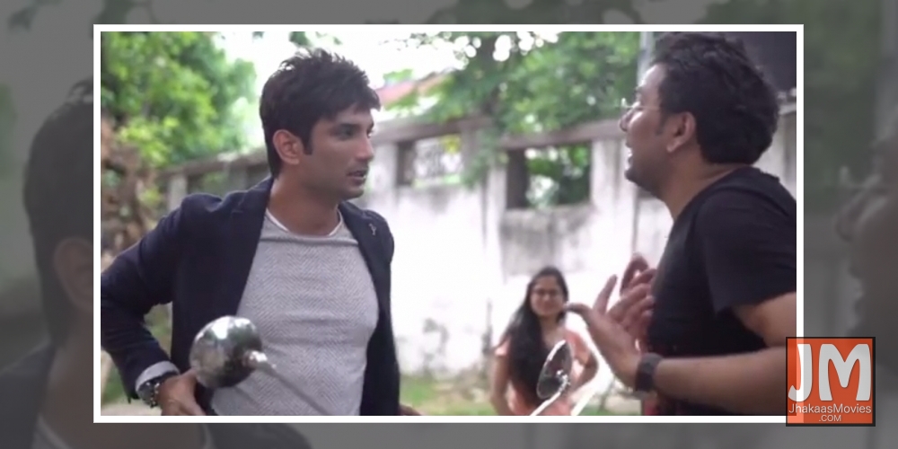 Sushant Singh Rajput's behind the scenes.