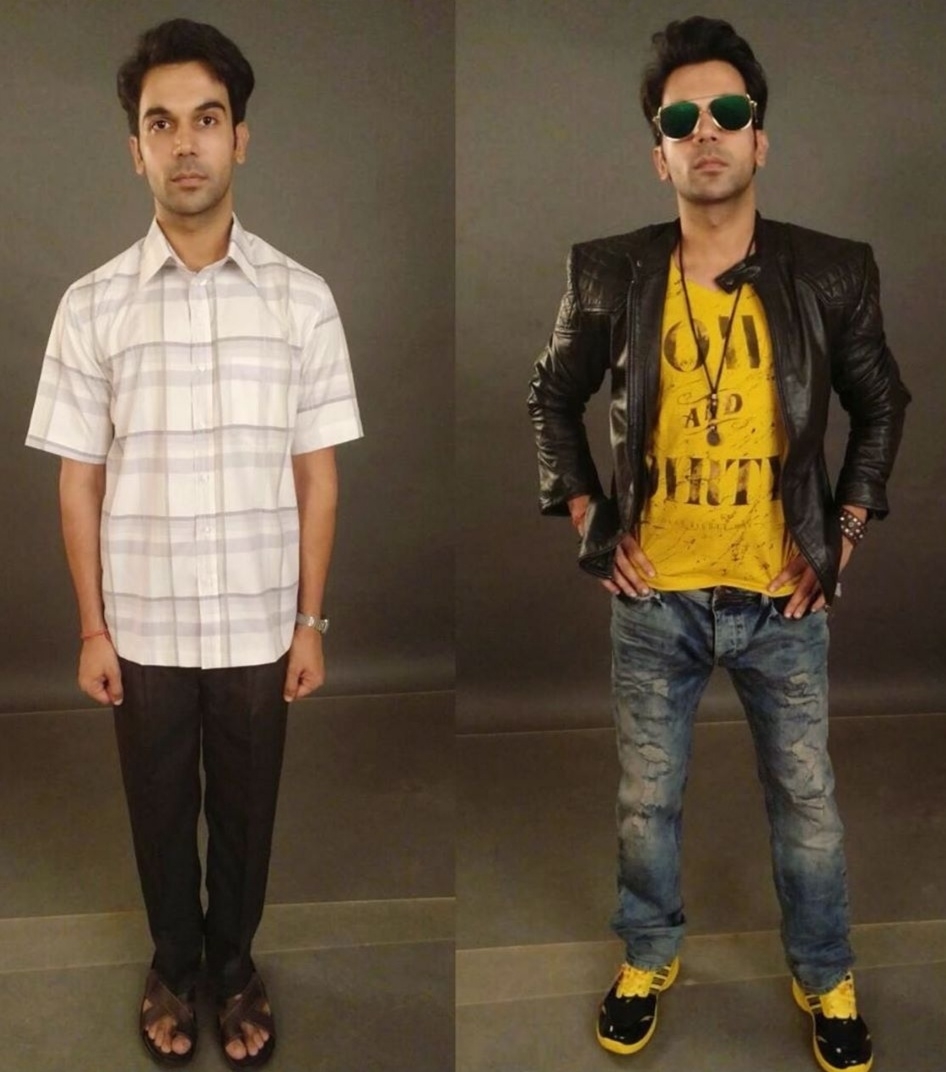 Rajkummar Rao shares photos of his first look test for 'Bareilly Ki Barfi'.