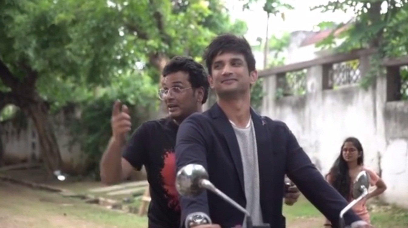 Sushant Singh Rajput's behind the scenes.