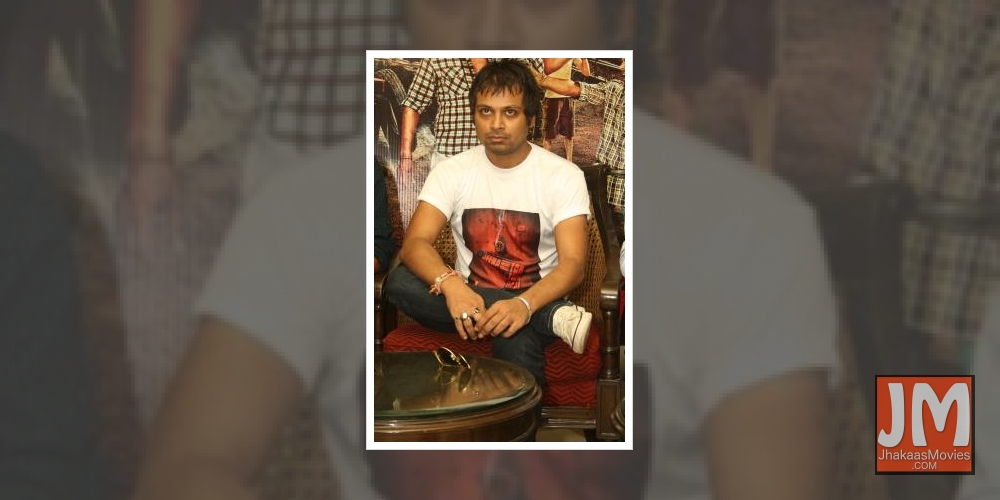 Director Manish Vatsalya at a press meet of film Jeena Hai Toh Thok Daal , in New Delhi on Friday.