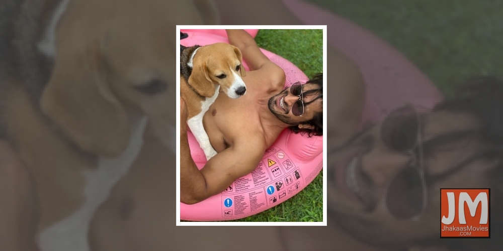 Vidyut Jammwal enjoys a spa day.