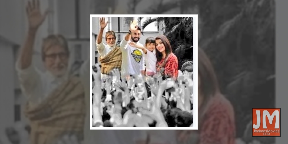Amitabh shares family photo, says 'We hear your prayers'.