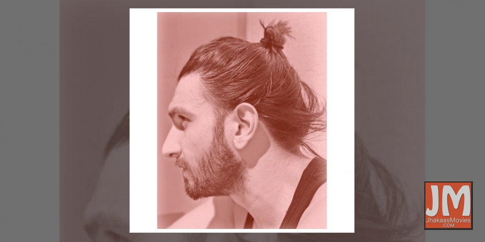 Ranveer Singh flaunts hair styled by wife Deepika Padukone.