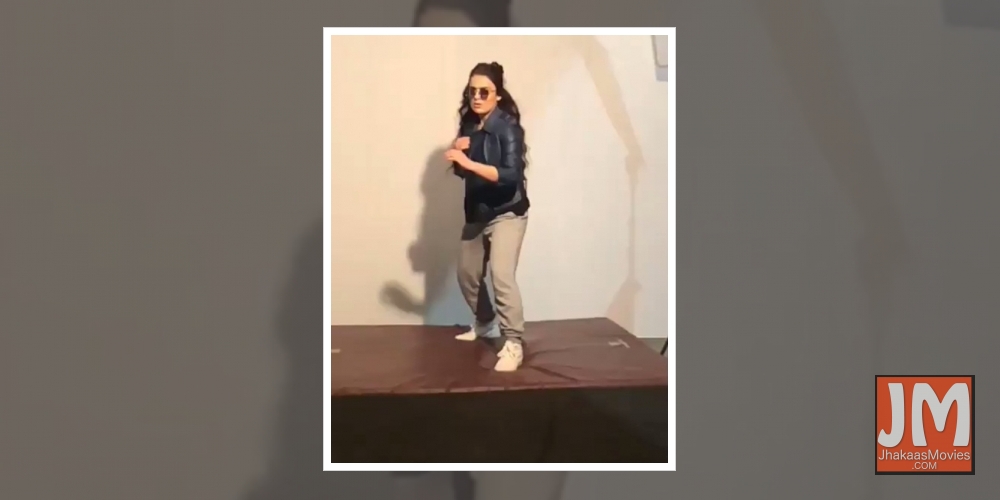 Radhika Madan shows how she kick-starts the week.
