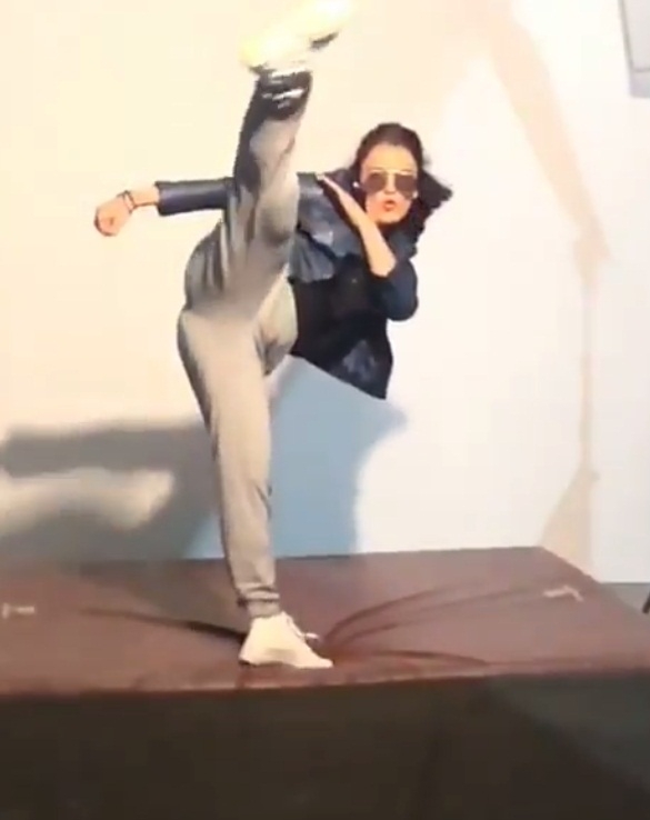 Radhika Madan shows how she kick-starts the week. (Photo: Durga Chakravarty)