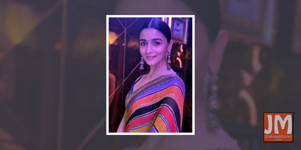 Actress Alia Bhatt, who bagged the award for Best Actor