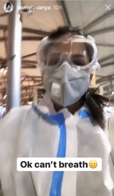 Lavanya. (Photo: Durga Chakravarty/IANS)