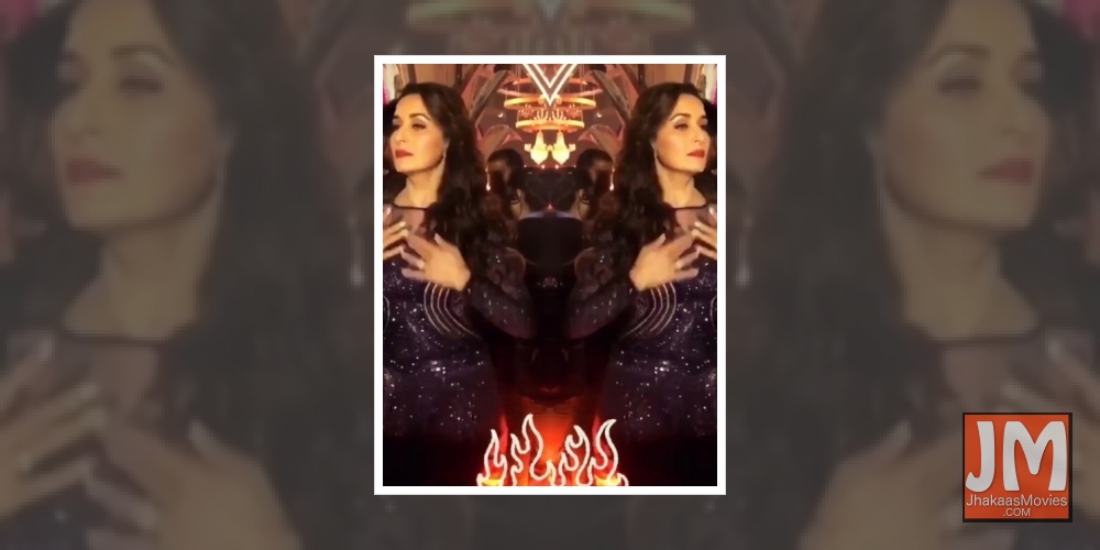 Madhuri Dixit misses backstage fun.