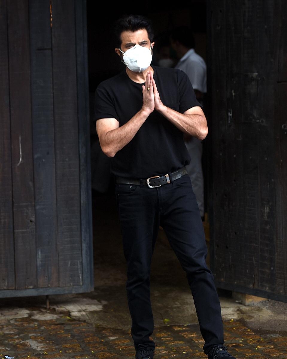 Mumbai: Bollywood actor Anil Kapoor spotted in Mumbai's Juhu on July 26. 2020. (Photo: IANS)