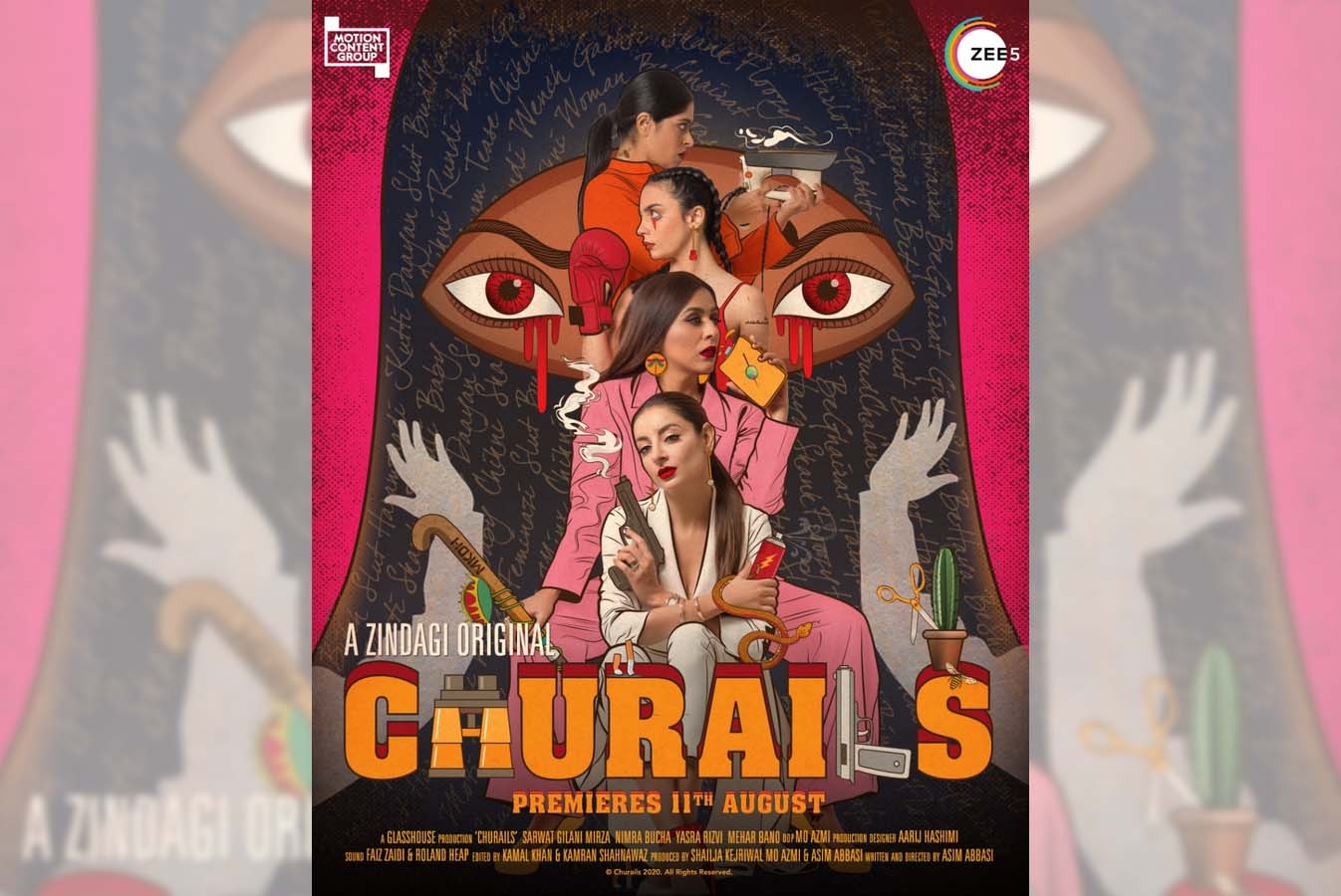 Pak web series 'Churails' to release on Indian OTT platform in August.