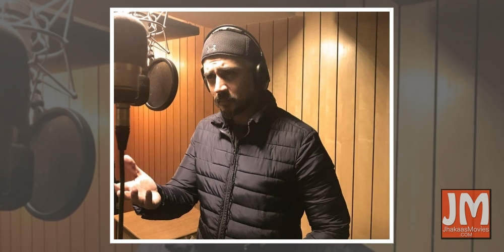 Shiv Panditt dubs for 'Khuda Haafiz' in Delhi