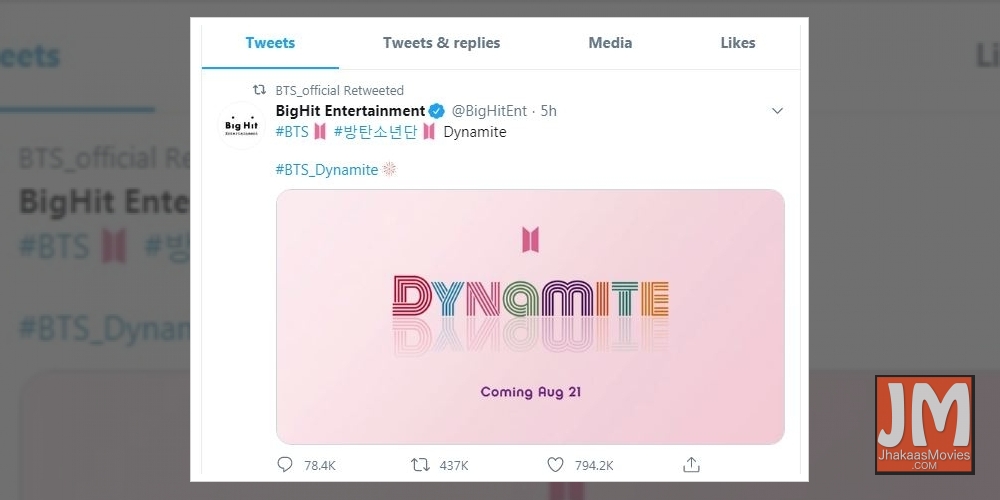 BTS confirm title and launch date of new singley.